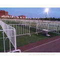 Roadway Tijdelijke PVC Coated LaDed Crowd Control Barrier